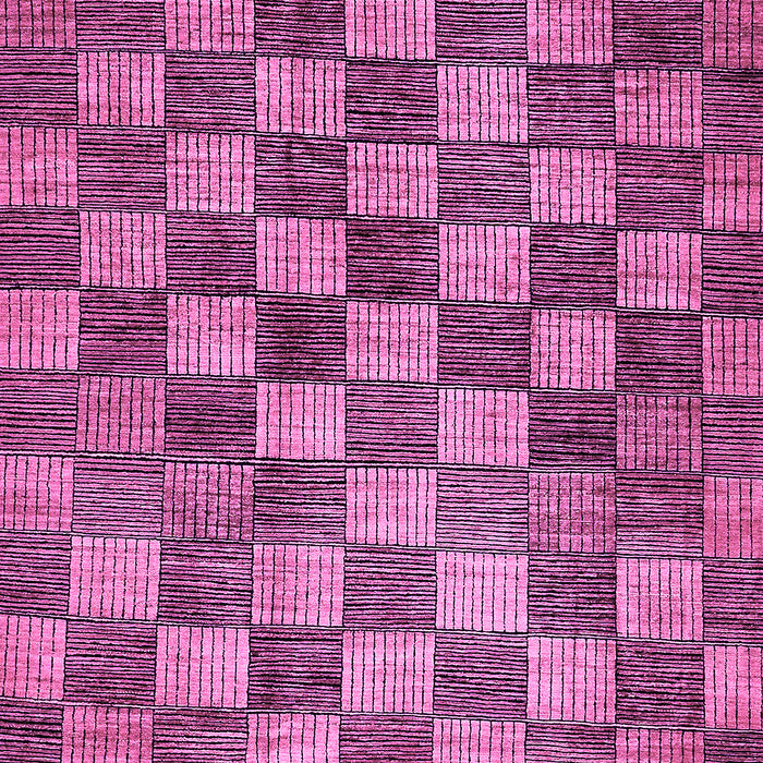 Checkered Purple Modern Rug, abs336pur