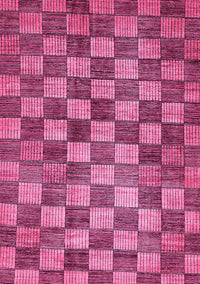 Checkered Pink Modern Rug, abs336pnk