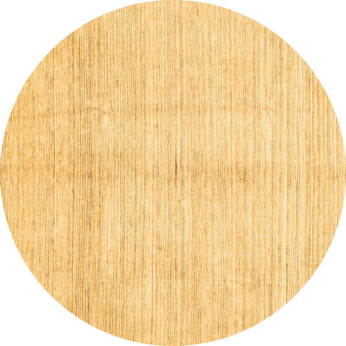 Round Solid Brown Modern Rug, abs3370brn