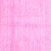 Square Solid Pink Modern Rug, abs3370pnk