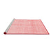 Modern Red Washable Rugs