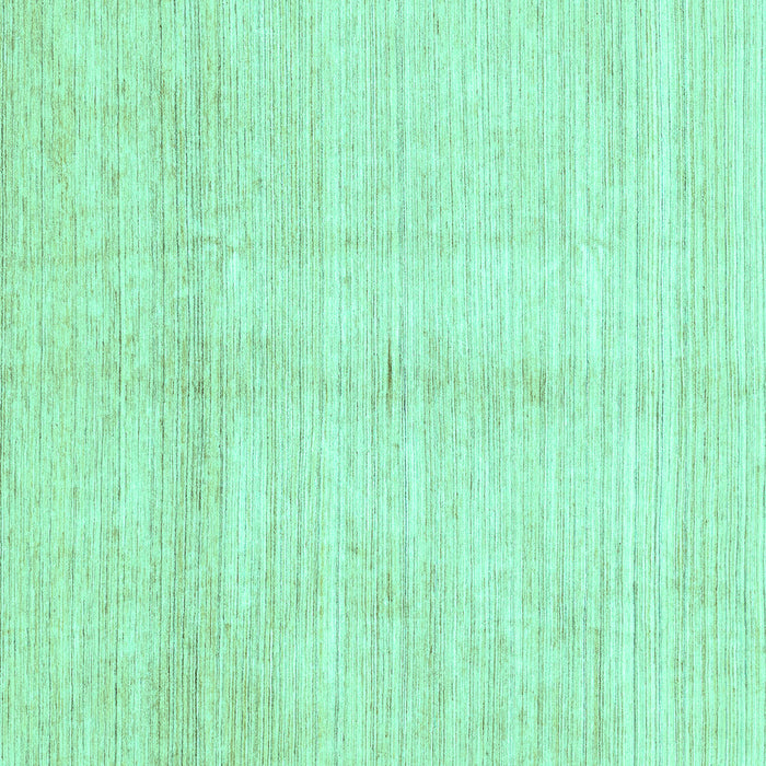 Square Solid Turquoise Modern Rug, abs3370turq