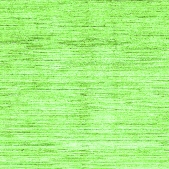 Square Machine Washable Solid Green Modern Area Rugs, wshabs3370grn