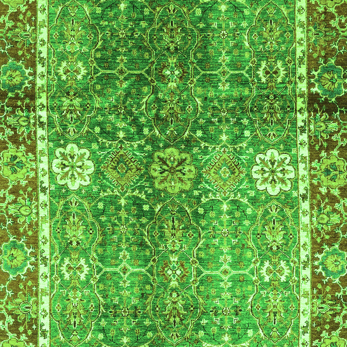 Oriental Green Traditional Rug, abs3371grn