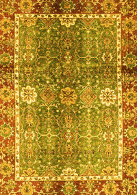 Oriental Yellow Traditional Rug, abs3371yw