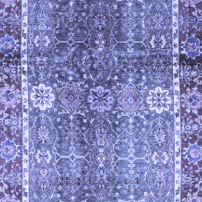 Machine Washable Oriental Blue Traditional Rug, wshabs3371blu