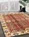 Machine Washable Abstract Yellow Rug in a Family Room, wshabs3372