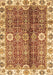 Machine Washable Abstract Brown Modern Rug, wshabs3372brn