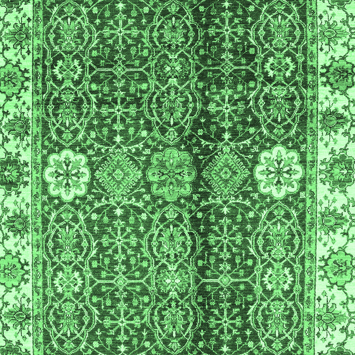 Machine Washable Abstract Emerald Green Modern Area Rugs, wshabs3372emgrn