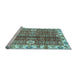 Sideview of Machine Washable Abstract Light Blue Modern Rug, wshabs3372lblu