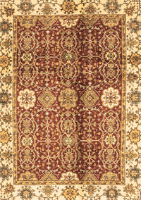 Abstract Brown Modern Rug, abs3372brn