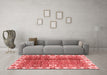 Modern Red Washable Rugs