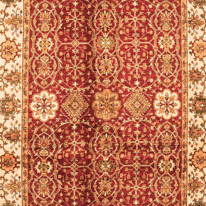 Abstract Orange Modern Rug, abs3372org