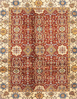 Abstract Yellow Modern Rug, abs3372