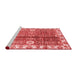 Modern Red Washable Rugs