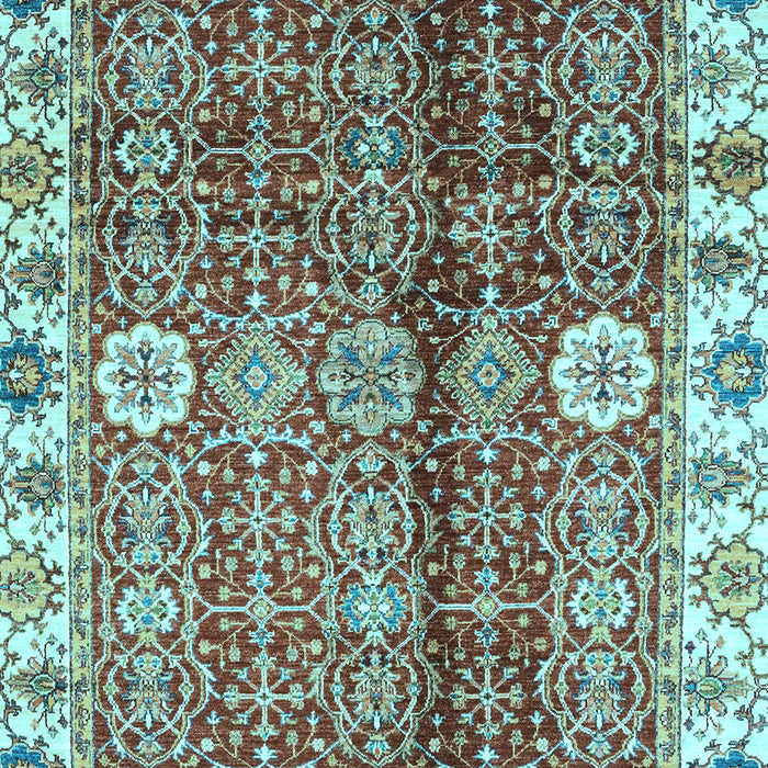 Abstract Light Blue Modern Rug, abs3372lblu