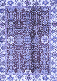 Abstract Blue Modern Rug, abs3372blu