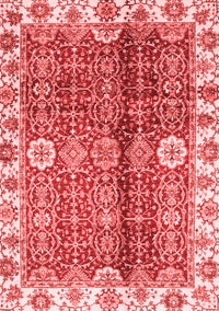 Abstract Red Modern Rug, abs3372red