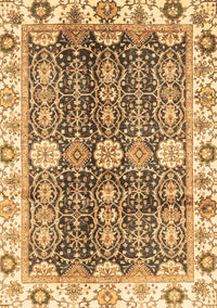 Abstract Brown Modern Rug, abs3373brn