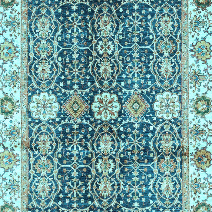 Abstract Light Blue Modern Rug, abs3373lblu