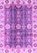 Machine Washable Abstract Purple Modern Area Rugs, wshabs3373pur