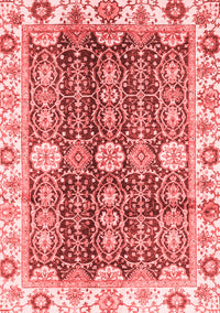 Abstract Red Modern Rug, abs3373red