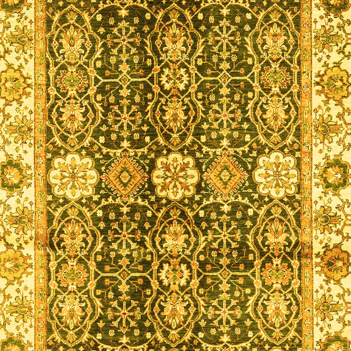 Abstract Yellow Modern Rug, abs3373yw