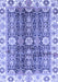 Machine Washable Abstract Blue Modern Rug, wshabs3373blu