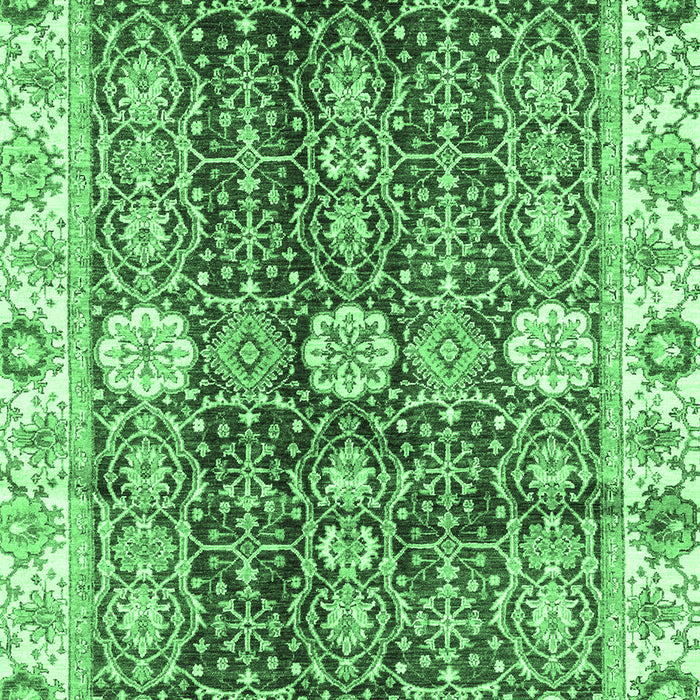 Abstract Emerald Green Modern Rug, abs3373emgrn
