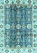 Machine Washable Abstract Light Blue Modern Rug, wshabs3373lblu