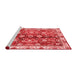 Modern Red Washable Rugs