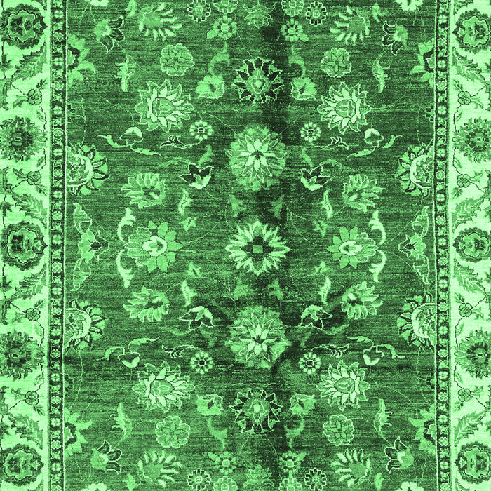 Abstract Emerald Green Modern Rug, abs3374emgrn