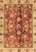 Machine Washable Abstract Brown Modern Rug, wshabs3374brn