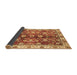 Sideview of Abstract Brown Modern Rug, abs3374brn