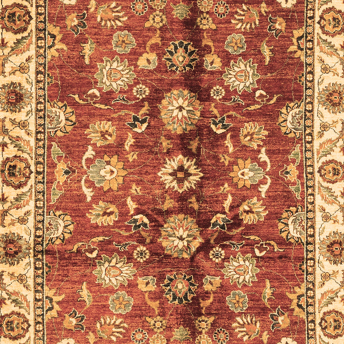 Abstract Brown Modern Rug, abs3374brn