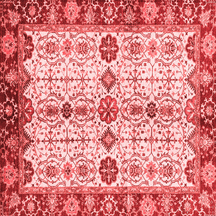 Machine Washable Oriental Red Traditional Rug, wshabs3375red