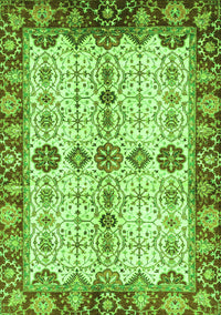 Oriental Green Traditional Rug, abs3375grn