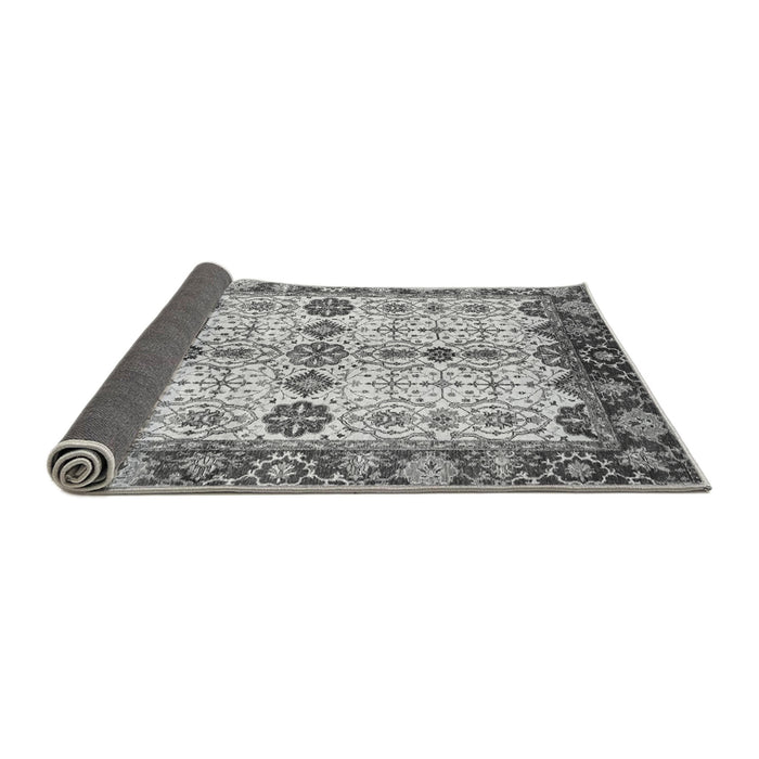 Sideview of Oriental Gray Traditional Rug, abs3375gry