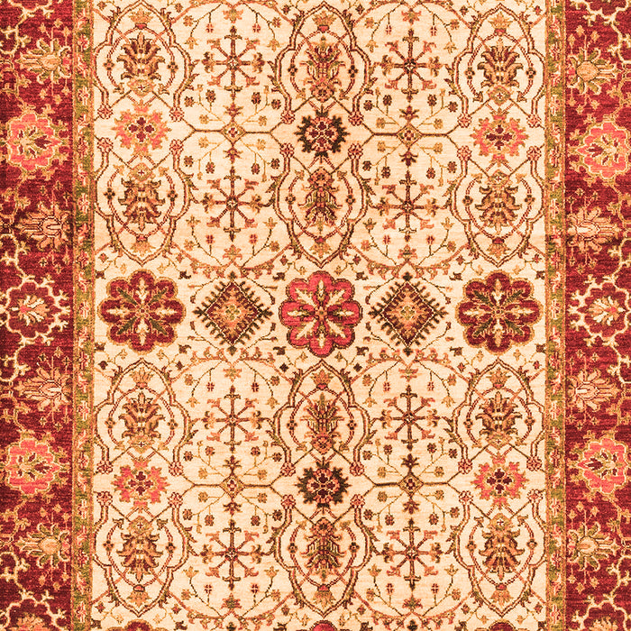 Oriental Orange Traditional Rug, abs3375org