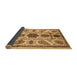 Sideview of Abstract Brown Modern Rug, abs3376brn