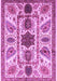 Machine Washable Abstract Purple Modern Area Rugs, wshabs3376pur