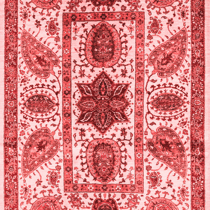 Machine Washable Abstract Red Modern Rug, wshabs3376red