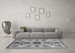 Machine Washable Abstract Gray Modern Rug in a Living Room,, wshabs3376gry