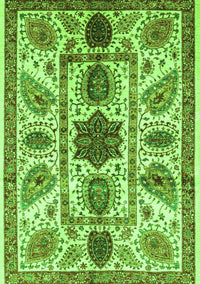 Abstract Green Modern Rug, abs3376grn