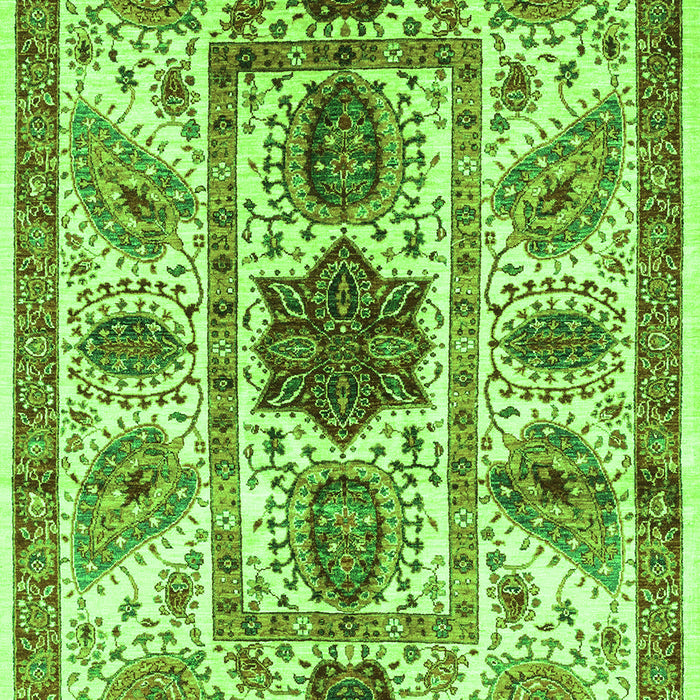 Abstract Green Modern Rug, abs3376grn