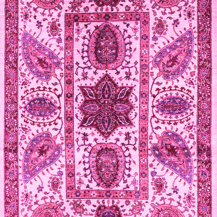 Machine Washable Abstract Pink Modern Rug, wshabs3376pnk