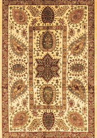 Abstract Brown Modern Rug, abs3376brn