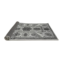 Sideview of Abstract Gray Modern Rug, abs3376gry