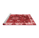 Modern Red Washable Rugs