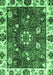 Machine Washable Abstract Emerald Green Modern Area Rugs, wshabs3377emgrn